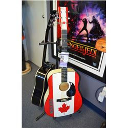 Authentic Chad Kroeger Signed Full-Size Acoustic Guitar (JSA COA)