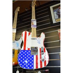 Authentic Brad Paisley Signed Full-Size Electric Guitar - PSA-COA