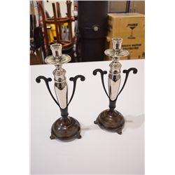 Set of Vintage Candle Holders