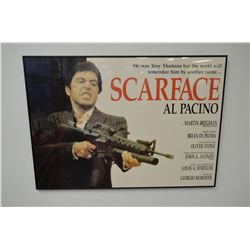 "Scarface" - Movie Poster (Prof.-Framed)