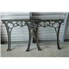 Image 1 : Vintage cast iron table legs