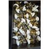 Image 1 : Lot of porcelain & brass door knobs