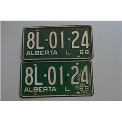 Vintage License Plates