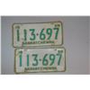Image 1 : Vintage License Plates