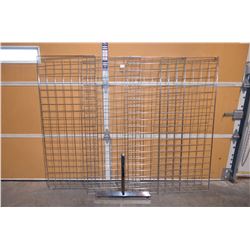 4 - Metal Standing Display Racks