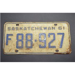 Vintage Licence Plate