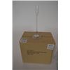 Image 1 : 10 boxes - New - Clear Stemware Tapered Candle Holder