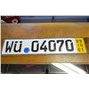 Image 1 : european License plates