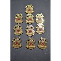 Toy  Fire Marshall  Badges