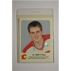 1987-88 Flames Red Rooster #8 Brett Hull