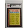 Image 1 : 1962 Topps #192B Checklist 3 w/Comma