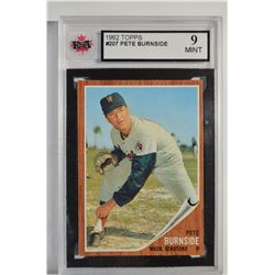 1962 Topps #207 Pete Burnside