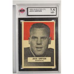 1959 Wheaties CFL #41 Jackie Simpson UER