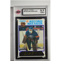 1980-81 Topps #5 Billy Smith RB/First Goalie to score