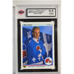 1990-91 Upper Deck #365 Mats Sundin RC