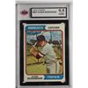 Image 1 : 1974 Topps (Graded)