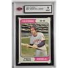 Image 1 : 1974 Topps (Graded)
