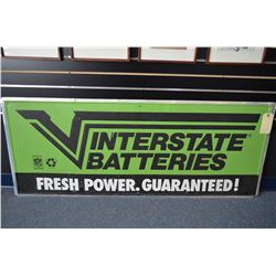 Interstate Batteries Metal Sign