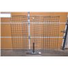 Image 1 : 4 - Metal Standing Display Racks & Assorted Hangers