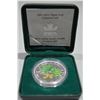 Image 1 : 2002 Silver Coin - Coloured Maple Leaf