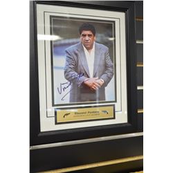 Vincent Pastore - Framed Autographed Photo