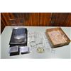 Image 1 : Misc Office Supplies & Card Collecting Items (stands)