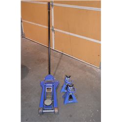 3-Tonne floor jack and stands