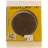 Image 1 : Rare 1870 CEYLON Large 5 Cents in Very Fine Grade