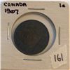 Image 1 : Very Nice 1907 Canada Large Cent in a Old Holder
