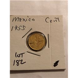 1955 Mexico 1 Cent Nice Early Coin