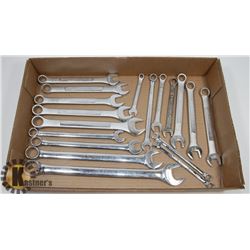 FLAT OF ASSORTED CRAFTSMAN WRENCHES