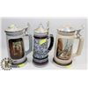 Image 1 : LOT OF THREE AVON COLLECTOR STEINS