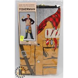 FISHERMAN BBQ APRON AND MITT