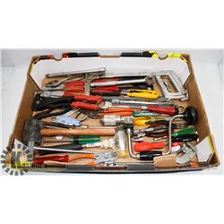 FLAT OF ASSORTED TOOLS