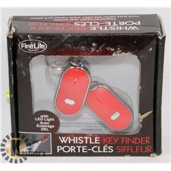 2 WHISTLE KEY FINDERS