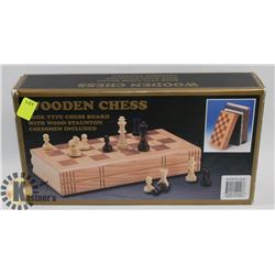 WOOD CHESS SET