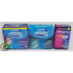 BAG OF ASSORTED CONDOMS