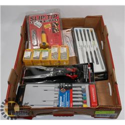 FLAT OF ASSORTED TOOLS