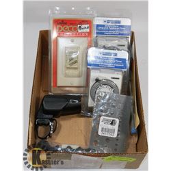 FLAT OF ASSORTED HARDWARE ITEMS