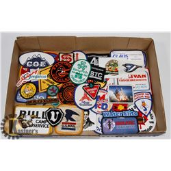 LOT OF ASSORTED PATCHES