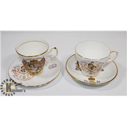 LOT OF TWO MADE IN ENGLAND ROYAL THEME