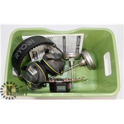 LOT W/ 2 IMMERSION THERMOMETERS, STARRETT DIGITAPE