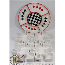POKER SERVING SET