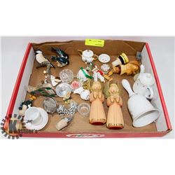 FLAT OF BELLS AND OTHER TRINKETS