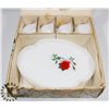 Image 1 : ROSE CREST SNACK SET.