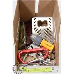 FLAT OF LEATHERMAN MULTI TOOLS,POCKET KNIVES AND