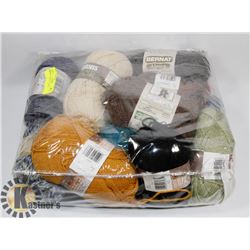 FLAT OF ASSORTED YARN
