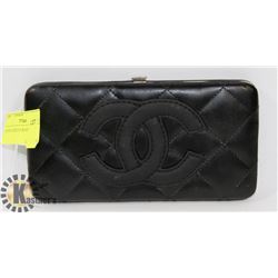 CHANEL REPLICA BLACK WALLET