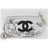 Image 1 : CHANEL REPLICA SILVER CLUTCH