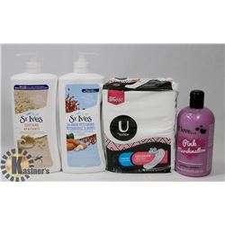 BAG OF BODY LOTION AND MORE